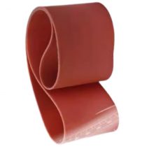 Red silicone seamless belt