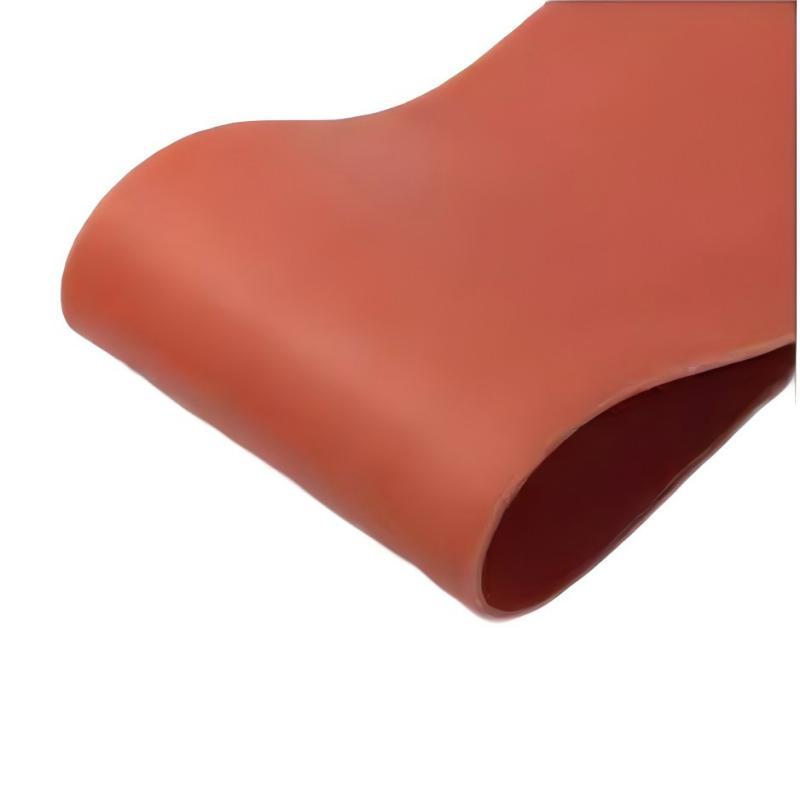 Red silicone seamless belt for zipper machine